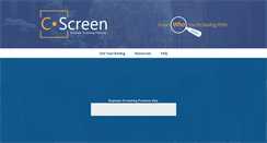 Desktop Screenshot of c-screen.org